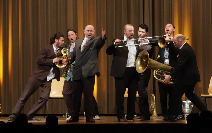 Mnozil Brass zu Gast in Meerholz Mnozil Brass zu Gast in Meerholz