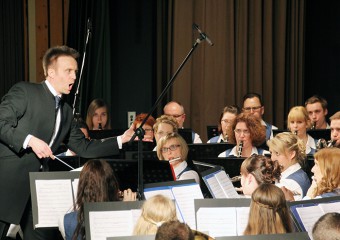 Jens Weismantel und das Stammorchester in Aktion