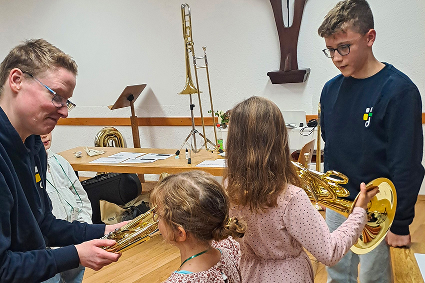 Ausprobieren mit Spaß beim Schnuppertag